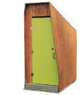 Skizze nowato Trocken-Trenn-Toilette mit ECODOMEO Lovely Toiletten - zum Mieten - nowato