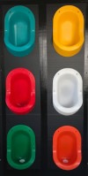 Wasserloses Urinal für Männer - aus PE - Farbenauswahl
