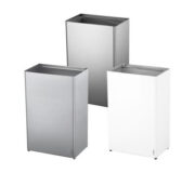 Abfallbehälter 60 Liter von Air-Wolf, Edelstahl · Serie LOBO
