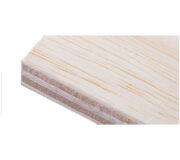 12mm starke Balsa-Sperrholzplatte (BANOVA), ohne Weißdruck - hochwertiger Plattendirektdruck