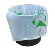 Kompostierbare Beutel 120L von Bio4Pack, passend für den 80L Behälter.