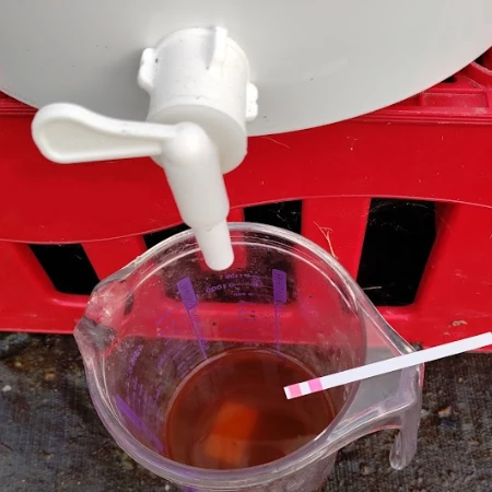 Biofilter in einem Fermentationseimer 2