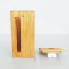 Box aus Massivholz (behandelt) abschliessbar – für Halterung von Handgelspender mit Dosierpumpe an der Wand