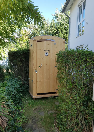 Baustelle Büttelborn - Mietkomposttoilette von nowato