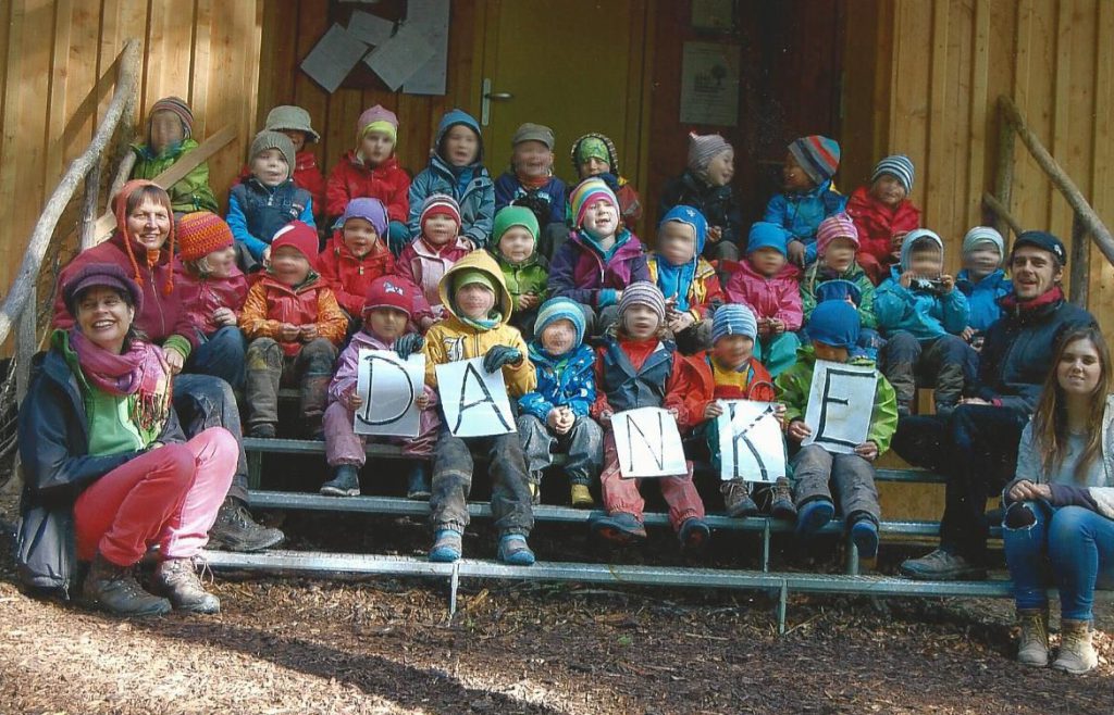 Danke ! Karte des Waldkindergarten Alzey