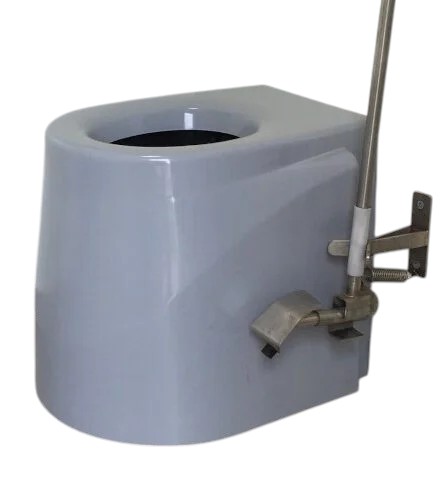 Trockentrenntoilette ECODOMEO - Handhebel und Fußpedale für das Förderband