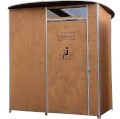 Skizze barrierefreie nowato Komposttoilette Modell 2022. Vermietung