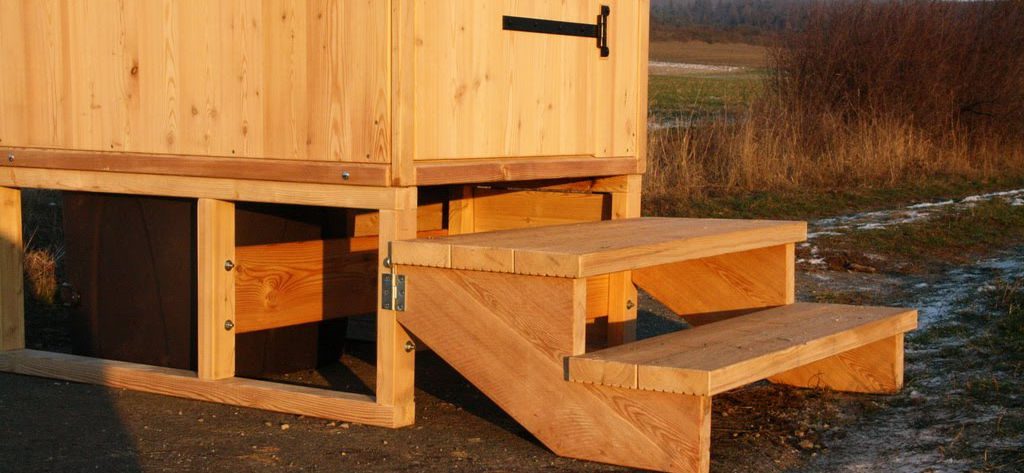 Komposttoilette Wald-Standard mit Biolan.