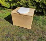 Innentoilette - Komposttoilette Die große Kleine, mit 80 Liter Fass und OLFA Toilettensitz