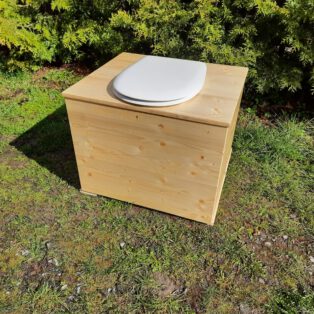 Innentoilette - Komposttoilette Die große Kleine, mit 80 Liter Fass und OLFA Toilettensitz