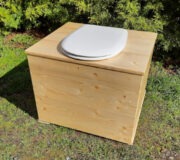 Innentoilette - Komposttoilette Die große Kleine, mit 80 Liter Fass und OLFA Toilettensitz