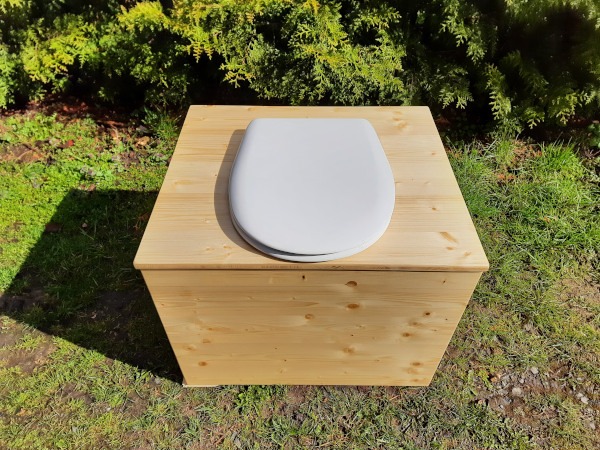 Innentoilette - Komposttoilette Die große Kleine, mit 80 Liter Fass und OLFA Toilettensitz