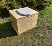 Innentoilette - Komposttoilette Die große Kleine, mit 80 Liter Fass und OLFA Toilettensitz