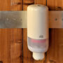 KAZUBA Desinfektionsgelspender Tork aus Kunststoff, mit Schlüssel als Diebstahlschutz