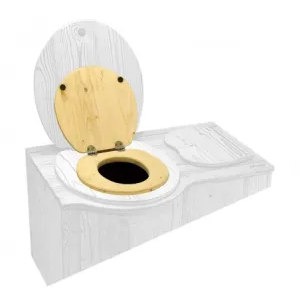 Kindersitz aus Holz, mit Deckel, NEUWARE