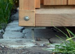 Option für Toilette 'Wiese': Stahlrahmen