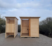 Komposttoilette WALD-Barrierefrei 80 Liter und wasserloses Pissoir WALD - Ostsee
