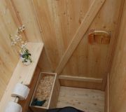 Komposttoilette WIESE Biolan - Innenansicht