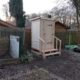 Komposttoilette WIESE (Sondermaße) mit skandinavischem Toilettensystem Biolan · in einem Waldkindergarten