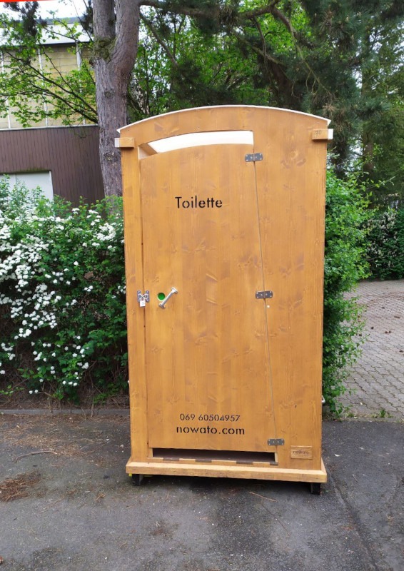 Komposttoilette mit 80L-Behälter - Toilette HEIDE von nowato - Vermietung, Verkauf