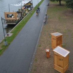 nowato Komposttoilette Modell Wiese am Main Ufer