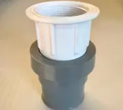 Muffe mit Lippendichtung für Urinal TiPi - Verbindung mit Ablaufgarnitur (jetzt verschraubt)