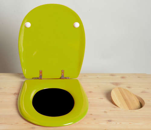 Toilette Wiese: optional, Toilettensitz von OLFA, hellgrün
