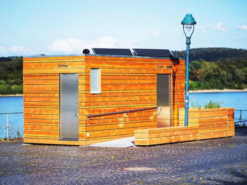Öffentliche Trocken-trenn-Toilette MODO
