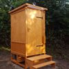 Toilette WIESE XL Fichte lasiert mit Biolan eco