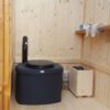 Toilette WIESE XL Fichte lasiert mit Biolan eco