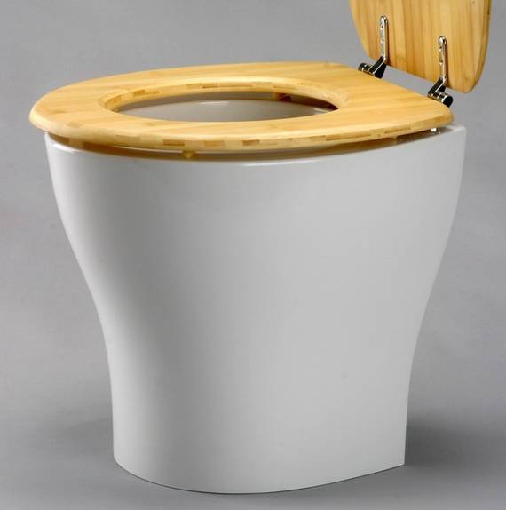 Trenn-Toilettensitz mit integriertem Urintrennungsansatz