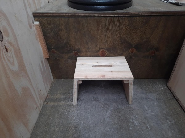 WHAMVOX Tritthocker Aus Holz Für Kinder - Stabiler Mehrzweck-Hocker Für Bad & Kinderzimmer