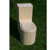 Komposttoilette 'Die Schnecke' unbehandelt