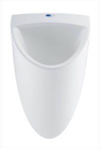 Wasserloses Urinal kombinierbar mit Trocken-Trenntoilette