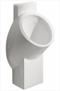 Wasserloses Urinal kombinierbar mit Trocken-Trenntoilette