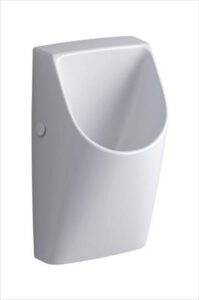 Wasserloses Urinal kombinierbar mit Trocken-Trenntoilette