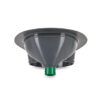 Urine diverting toilets insert grey – toilet seat -Trenntoiletten Einsatz grau