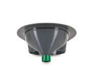 Urine diverting toilets insert grey - toilet seat -Trenntoiletten Einsatz grau - Ansicht von vorne
