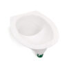 Urine diverting toilets insert white – Toilettensitz – Adapter mit Gitter als Schutz