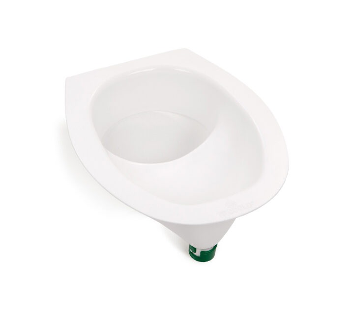 Urine diverting toilets insert white - Toilettensitz - Adapter mit Gitter als Schutz