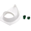 Urine diverting toilets insert white – Toilettensitz – 2 Adapter: Schutzgitter oder Schlauchanschluss