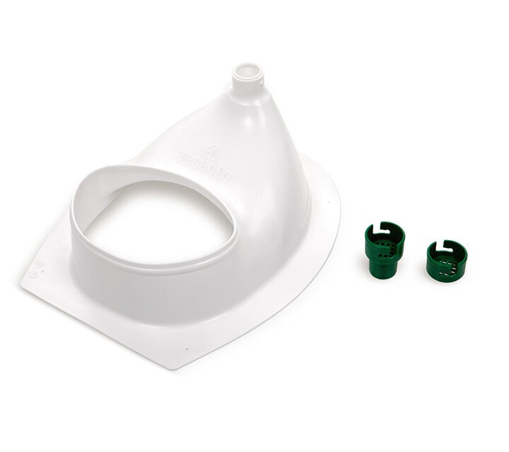 Urine diverting toilets insert white - Toilettensitz - 2 Adapter: Schutzgitter oder Schlauchanschluss