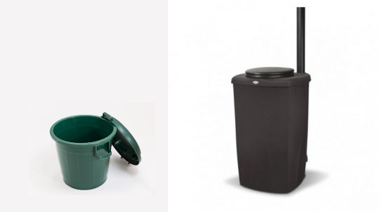 nowato 80L-Behälter versus Biolan eco