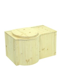 Biotoilette aus Holz öko Schmetterling