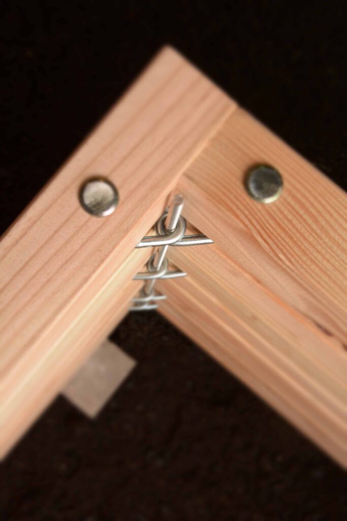 Komposter novum aus Holz mit Stecksystem