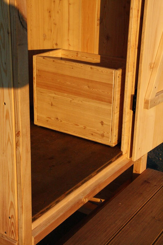 Serie 'Wald' optionale Einstreukiste aus Holz