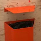 MARCELLE Urinal – Mülleimer orange