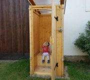 nowato Komposttoilette für den Garten, Gartentoilette