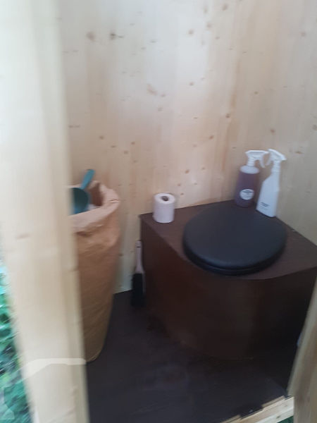 nowato Komposttoilette Heide - Innenansicht