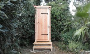 nowato Komposttoilette mit Biolan - Aussenansicht - Toilette ohne Abwasser